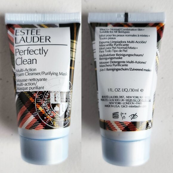 NEW Estee Lauder Make Up Set w/ Bag | Mascara, Perfectly Clean, Lipstick, Liner - Picture 2 of 5